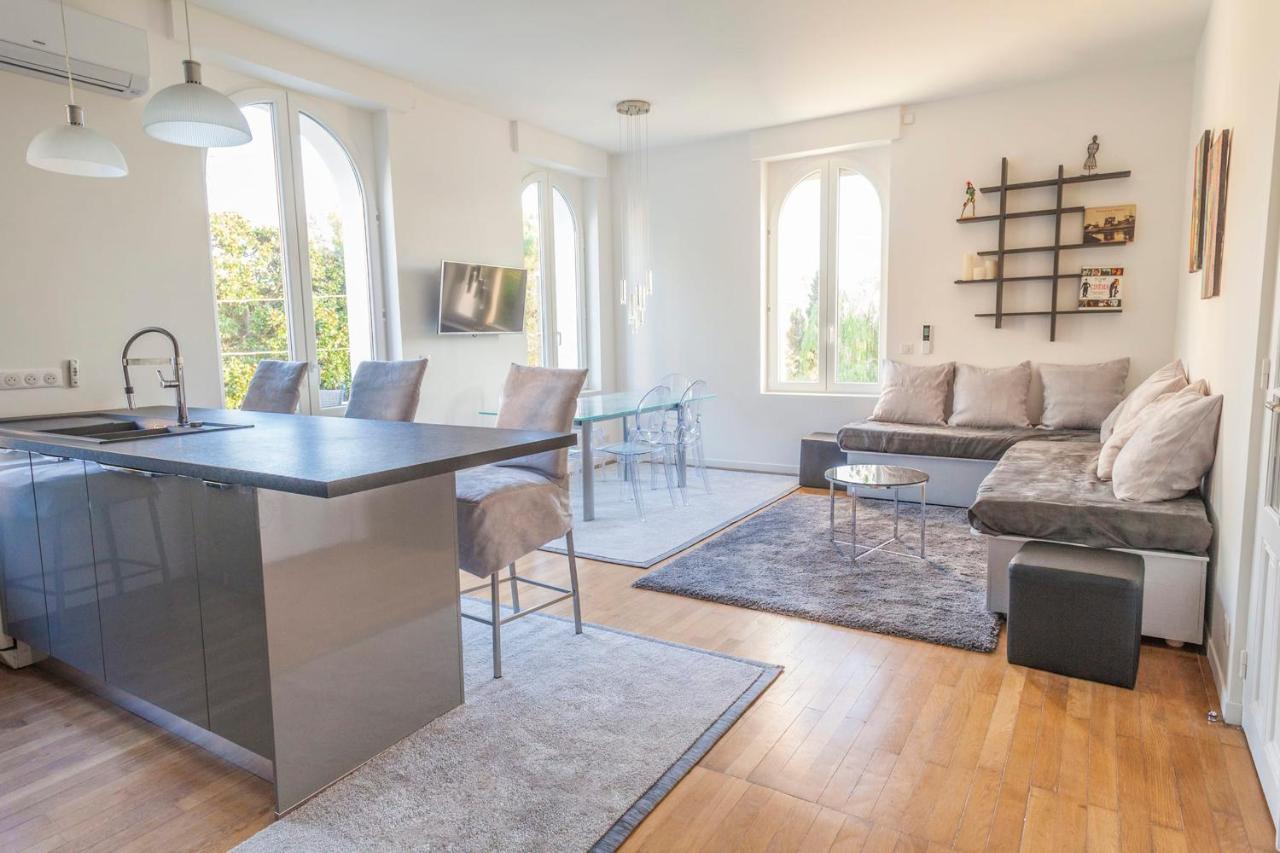 Close Croisette-Modern-A/C-Congress-Beaches Cannes Bagian luar foto